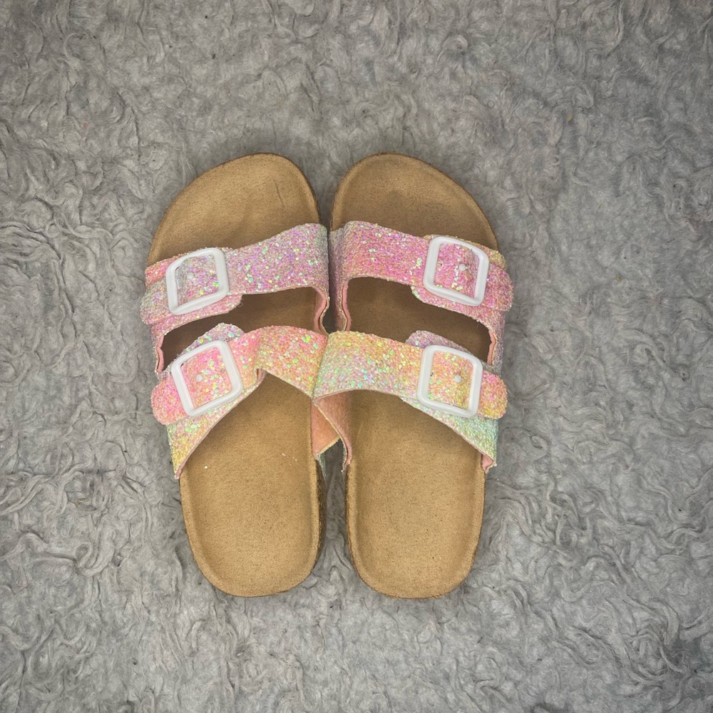 Girls Glitter Sandals